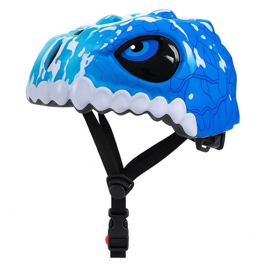 DZMAX QX-B032 Bicycle Helmet – Blue Gradient – angle view 2