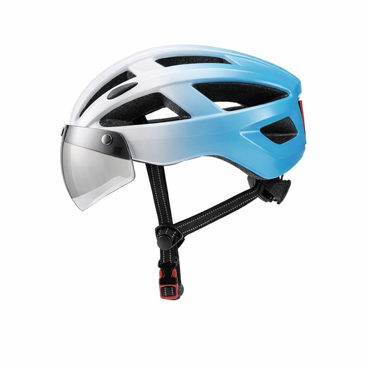 DZMAX QX-B019 Bicycle Helmet – Blue/White Gradient