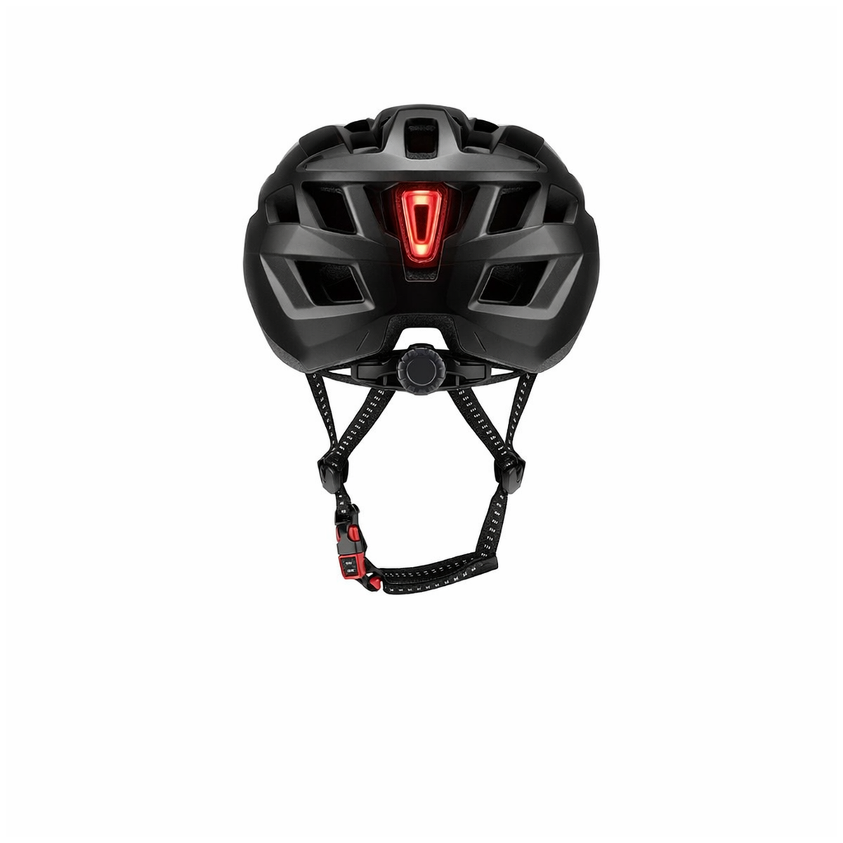 DZMAX QX-B023 Bicycle Helmet – Centered Rear View with Taillight