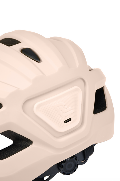DZMAX Smart Bike Helmet with Bluetooth 5.3, Reduces Wind Noise by Up to 15 dB for Clearer Calls, Voice Navigatio & Music, Lightweight Cycling Helmet for Urban & E-Bike Use (Off White）)
